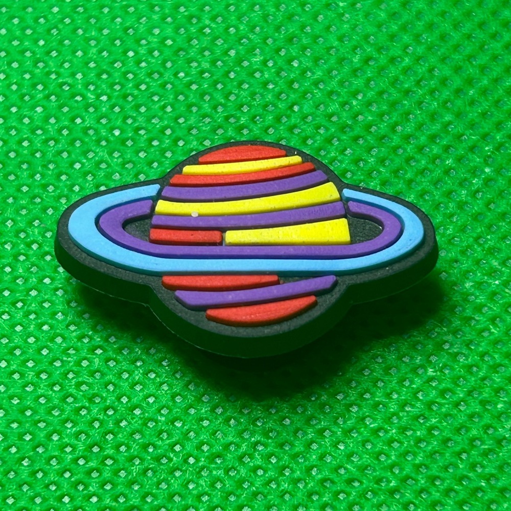 🌼 (5/$10 or 10/$15) NEW “Space is Cool” Fun Croc Shoe Charm Collection Planet